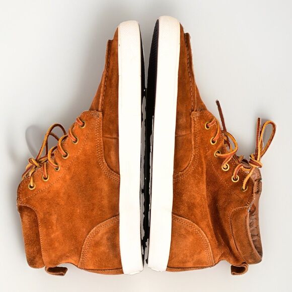 Polo Ralph Lauren Tedd Chukka Boots Leather Mens 10.5 Brown Casual Hi Lace Shoe main image 11